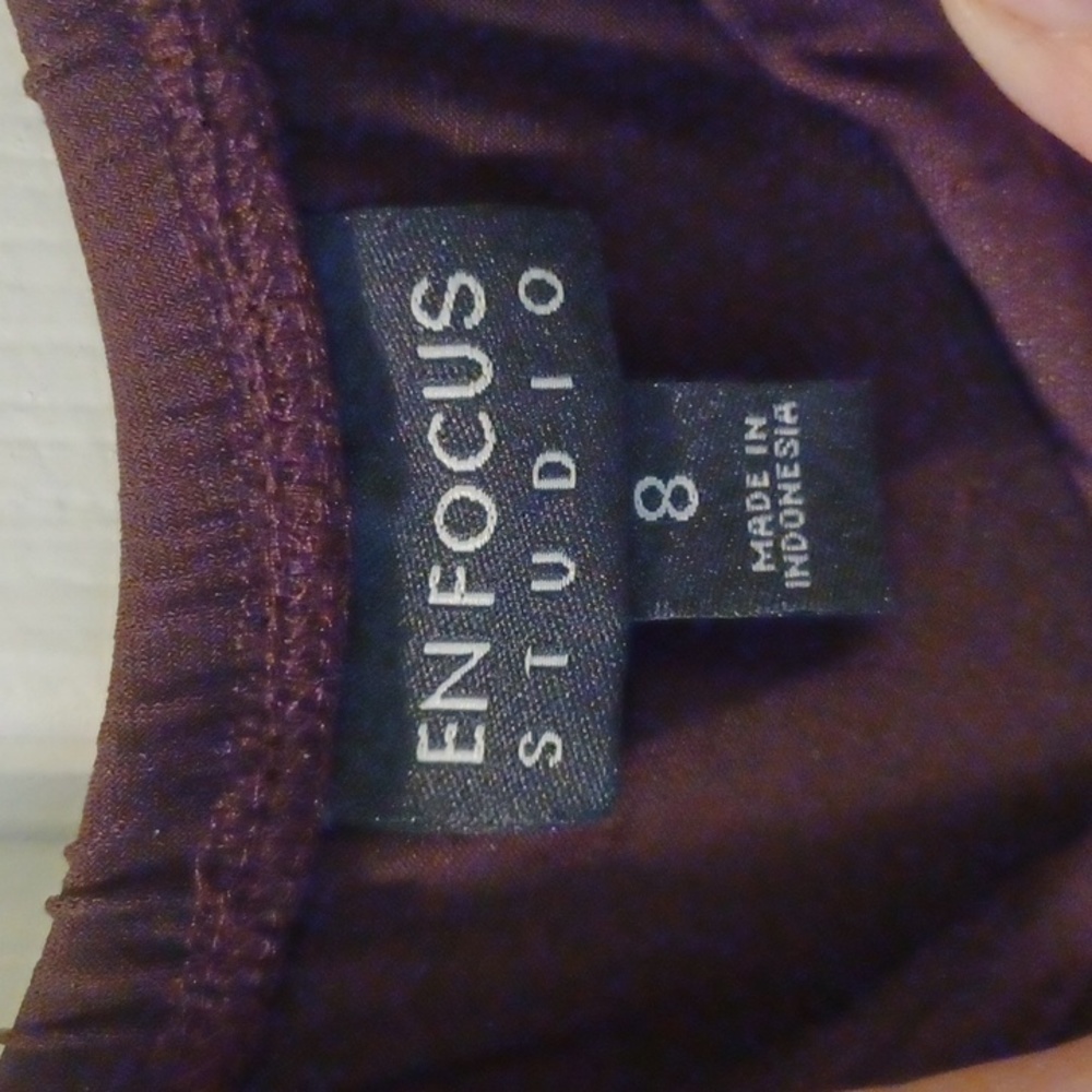 EnFocus Studio Plunge Neck Dress - Picture 6 of 6